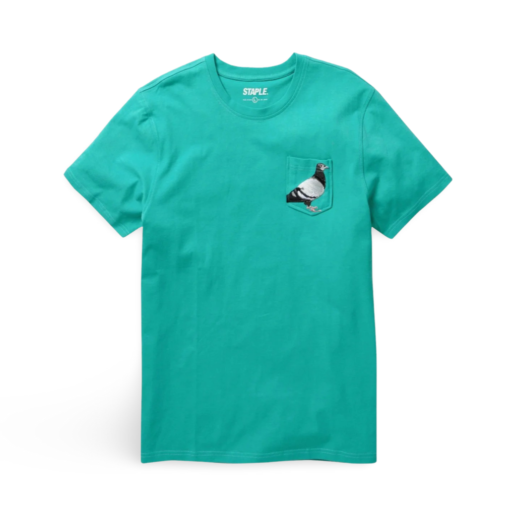 Staple Pigeon Pocket Tee Teal