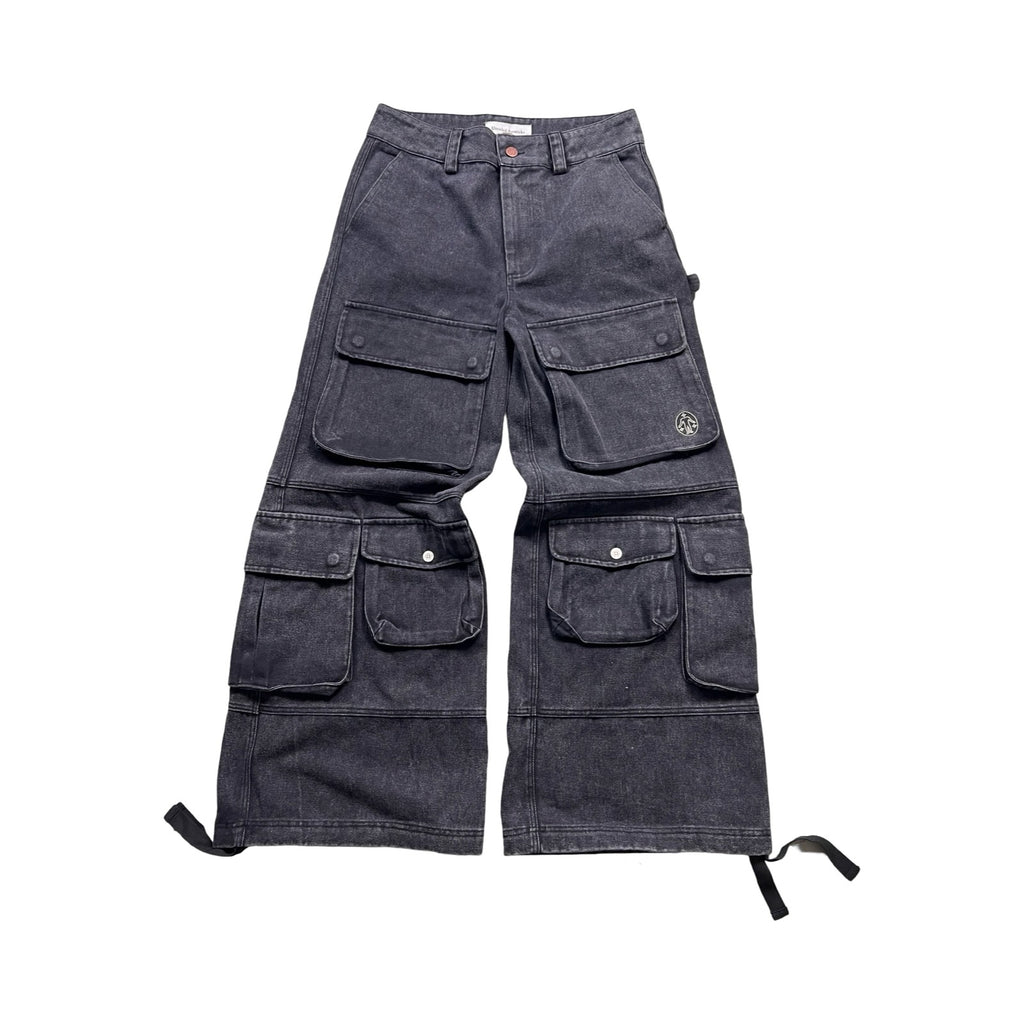 Untitled Artworks Wide Cargo Pants Black