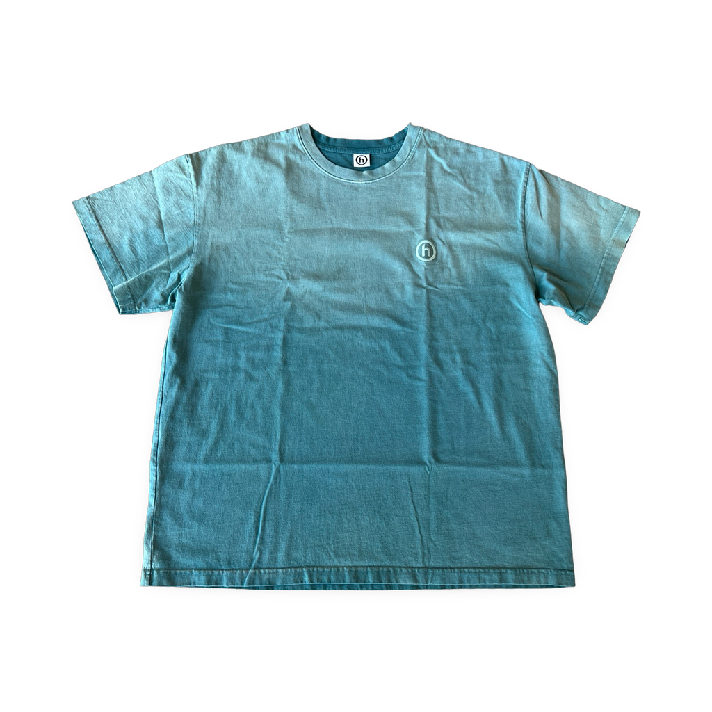 Hidden NY Embroidered H Logo T-Shirt Faded Blue