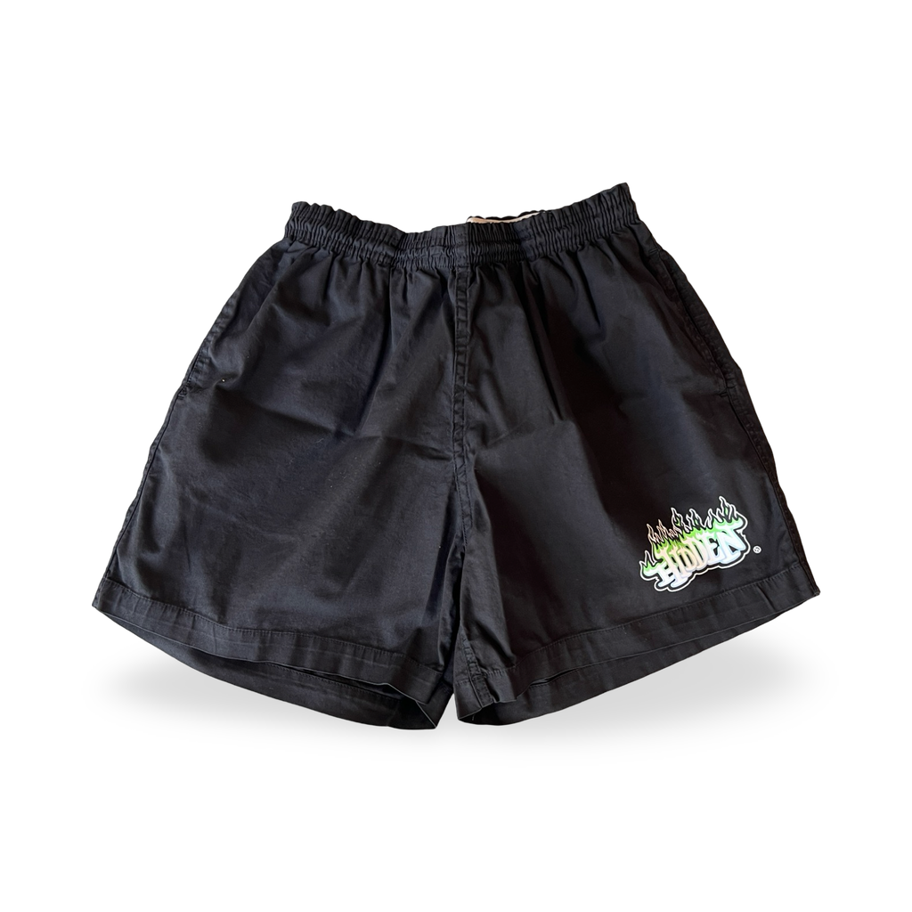 Hidden NY Flame Shorts Black