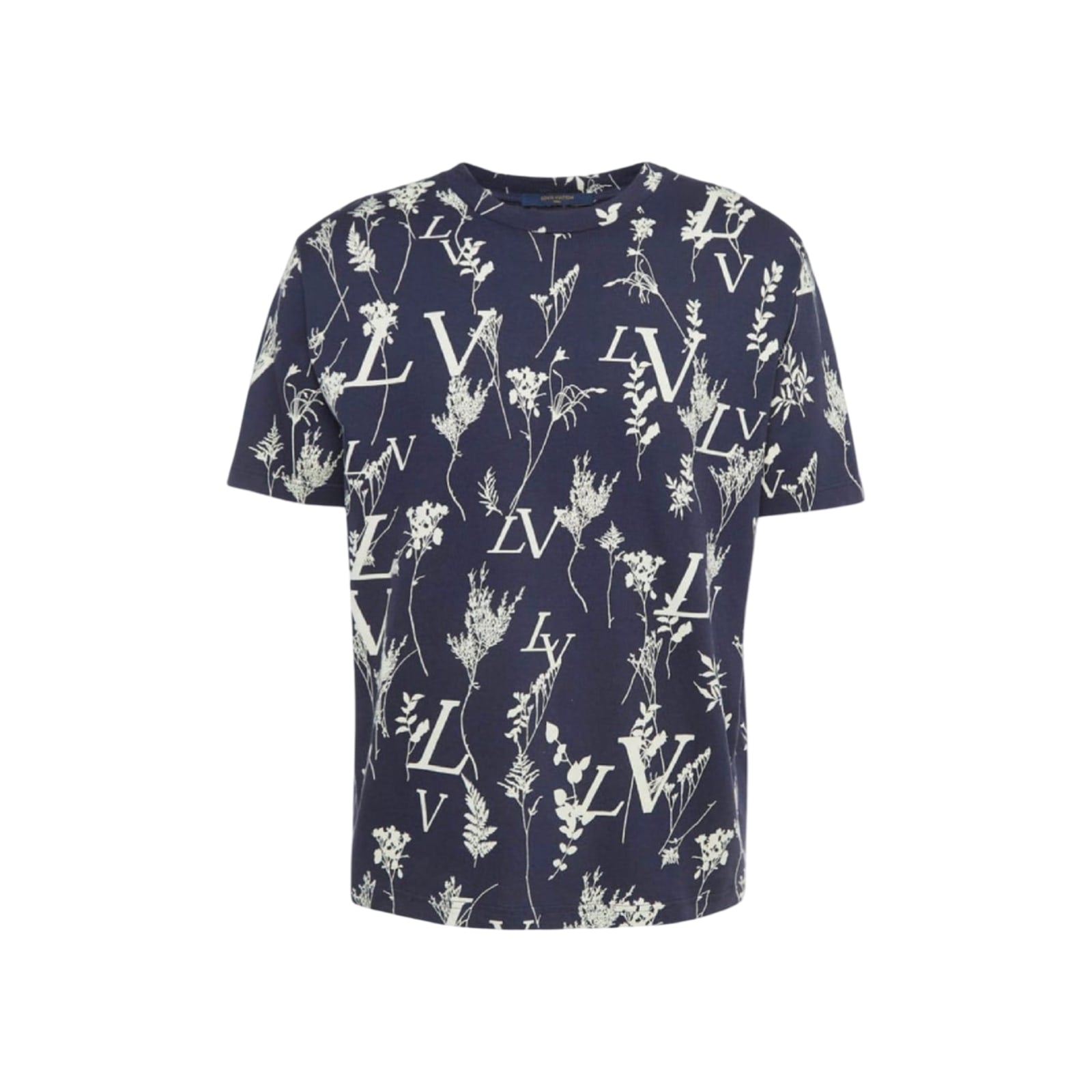 Louis Vuitton Leaf Discharge T-Shirt Navy – Motion.