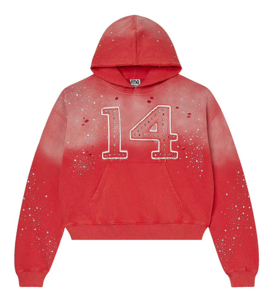 Vale Forever 14 Patch Pullover Hoodie Red