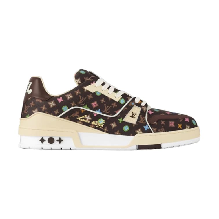 Louis Vuitton Tyler, The Creator LV Trainer Hand Drawn Monogram Mocha ...