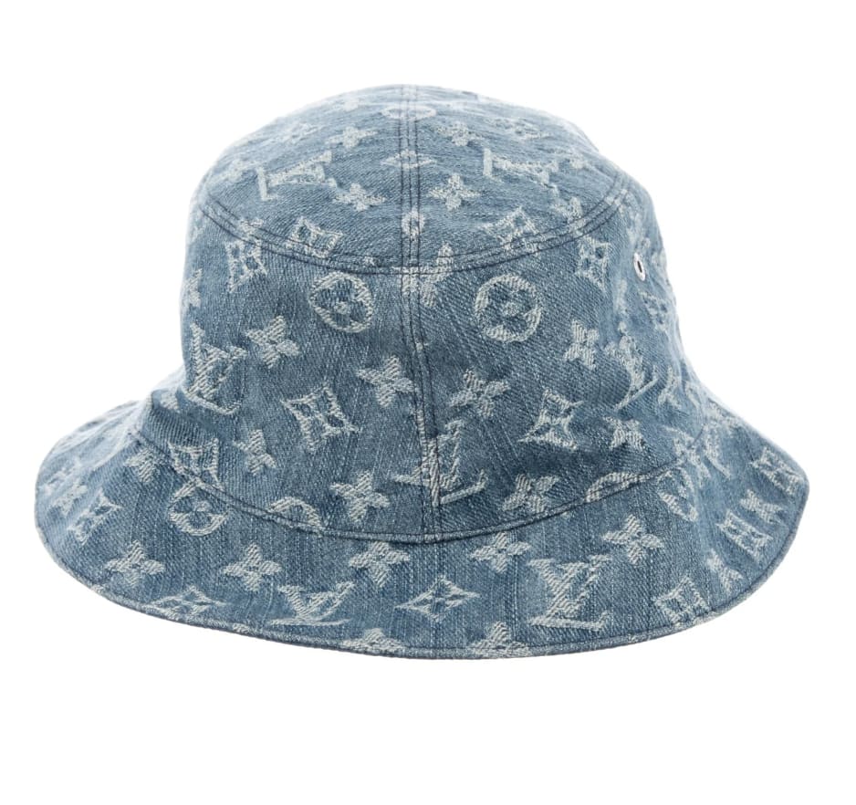 Louis Vuitton Denim Monogram Essential Reversible Bucket Hat