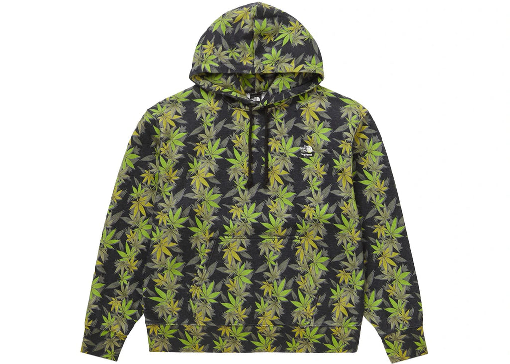 Supreme The North Face Leaf Hooded Sweatshirt Black