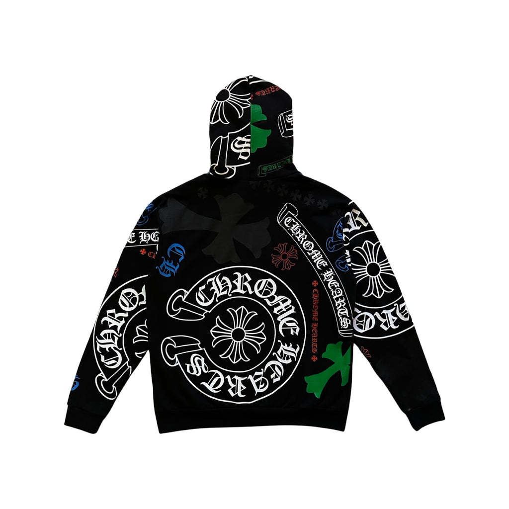 Chrome Hearts Stencil Hoodie Black