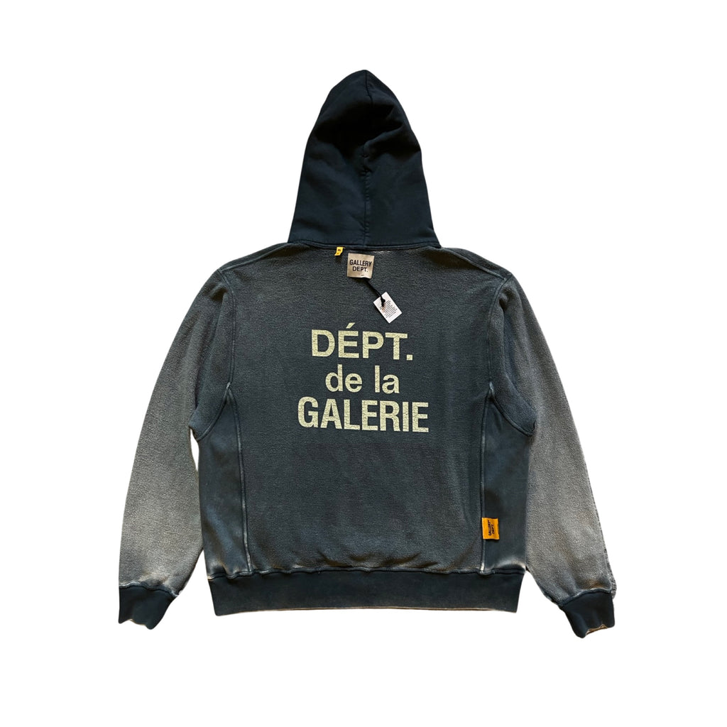 Gallery Dept. Faded Reversible Logo Hoodie Light Navy