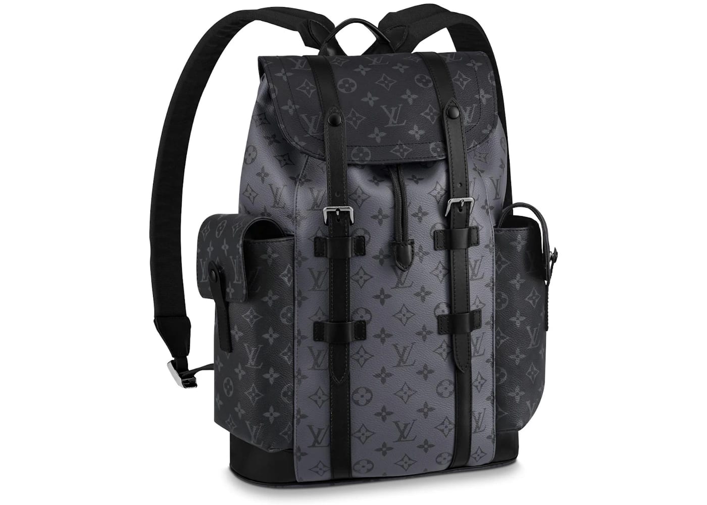 Louis Vuitton Christopher Monogram Eclipse Reverse PM Gray Motion.