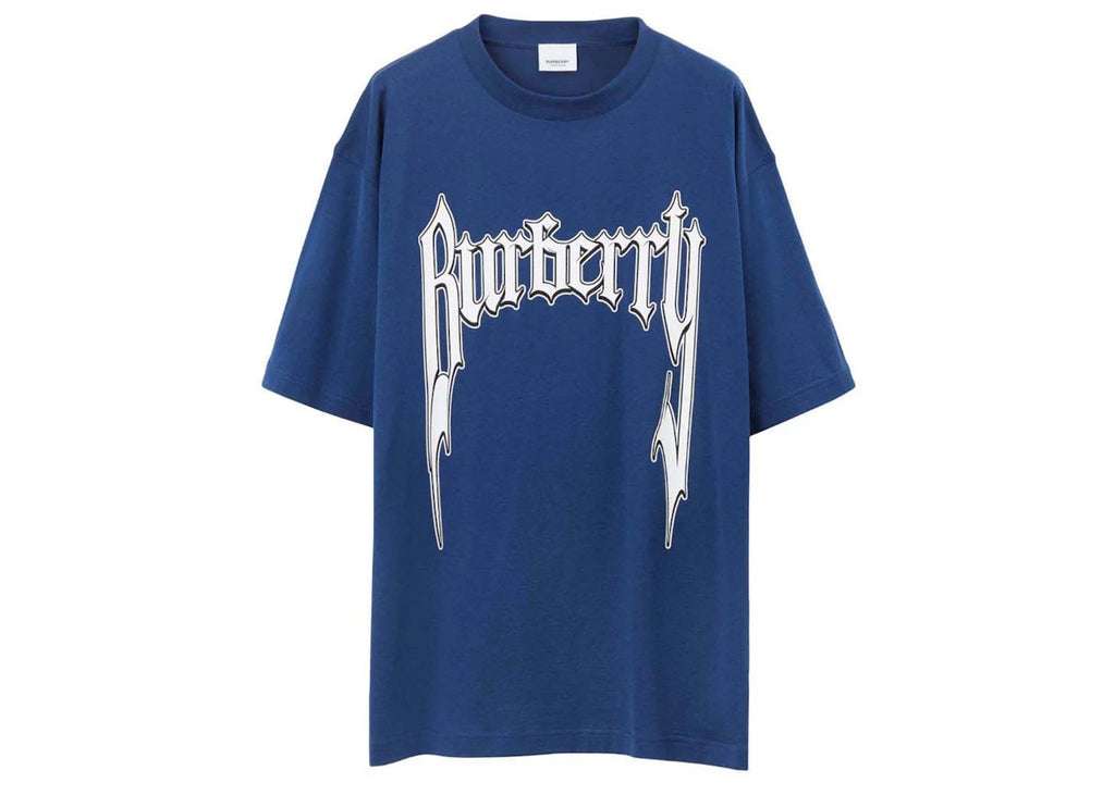 Burberry Graphic Logo-Short-Sleeve T-shirt Blue