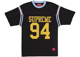 Supreme Split S/S Football Top Black – Motion.