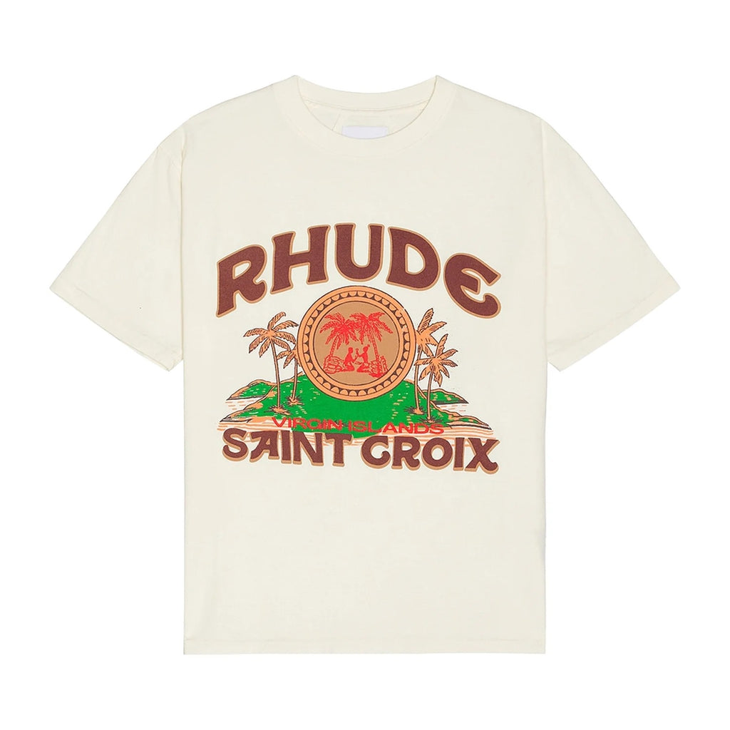 Rhude Virgin Islands T-Shirt White