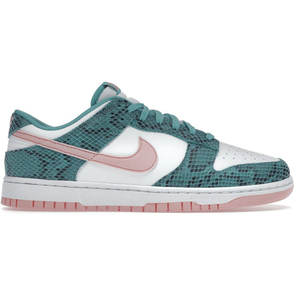 Nike Dunk Low Snakeskin Washed Teal Bleached Coral